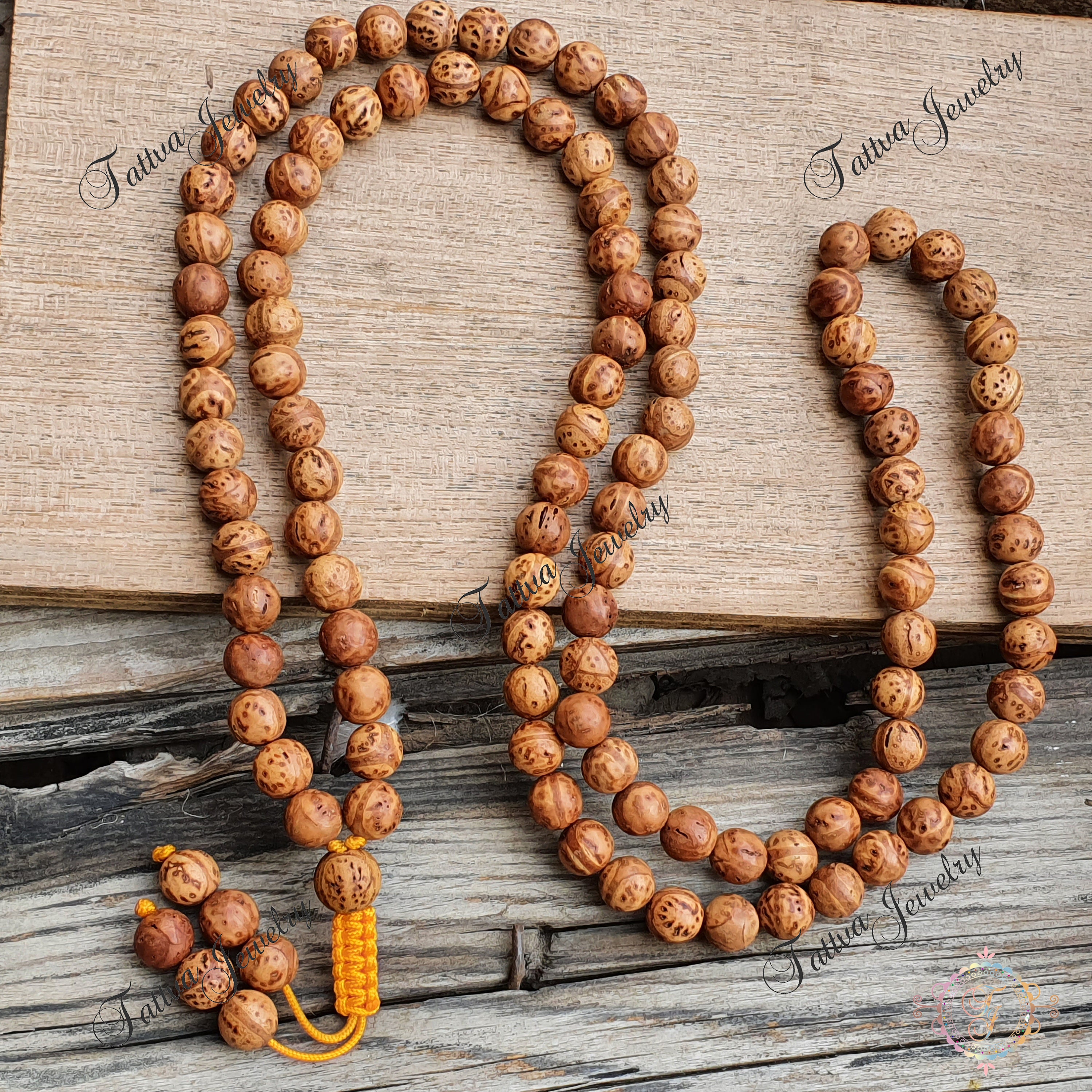 Bodhi Seed Buddhist Mala: Handcrafted Indian Prayer Beads - Etsy