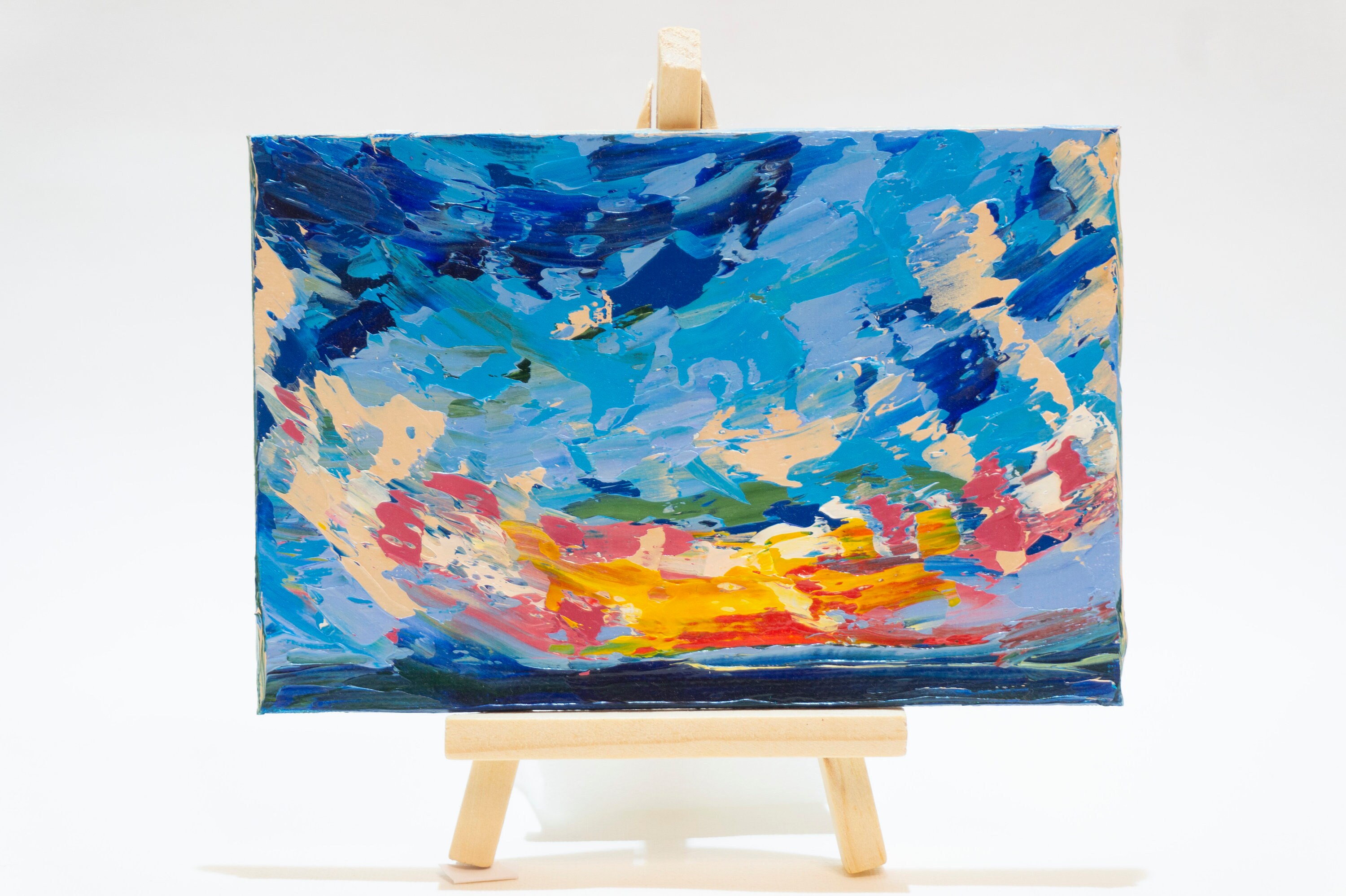 Seascape Painting Small Artwork Original Painting 4 by | Etsy