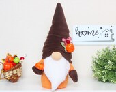 Thanksgiving day gnome fall decor Pumpkin ornaments country rustic decoration harvest holiday halloween gift Turkey gnome