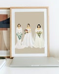 Custom Generational Wedding Portrait – Personalized Family Legacy Painting Gift – DIGITAL FILE product logo
