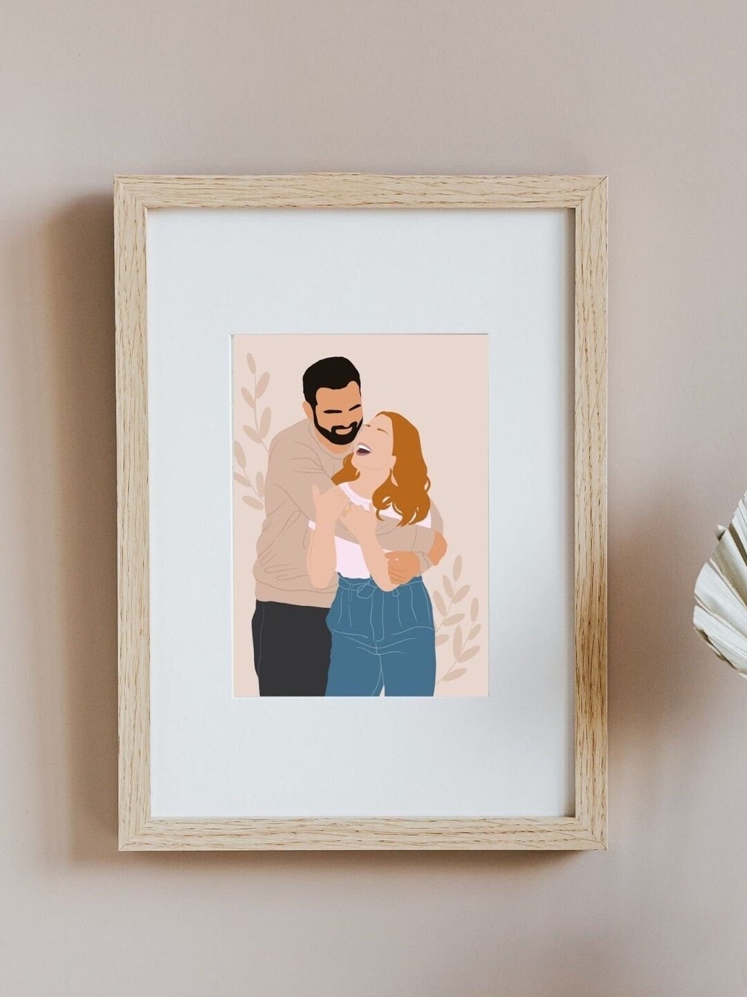 Birthday Gifts for Boyfriend Custom Portrait Drawing Cute 