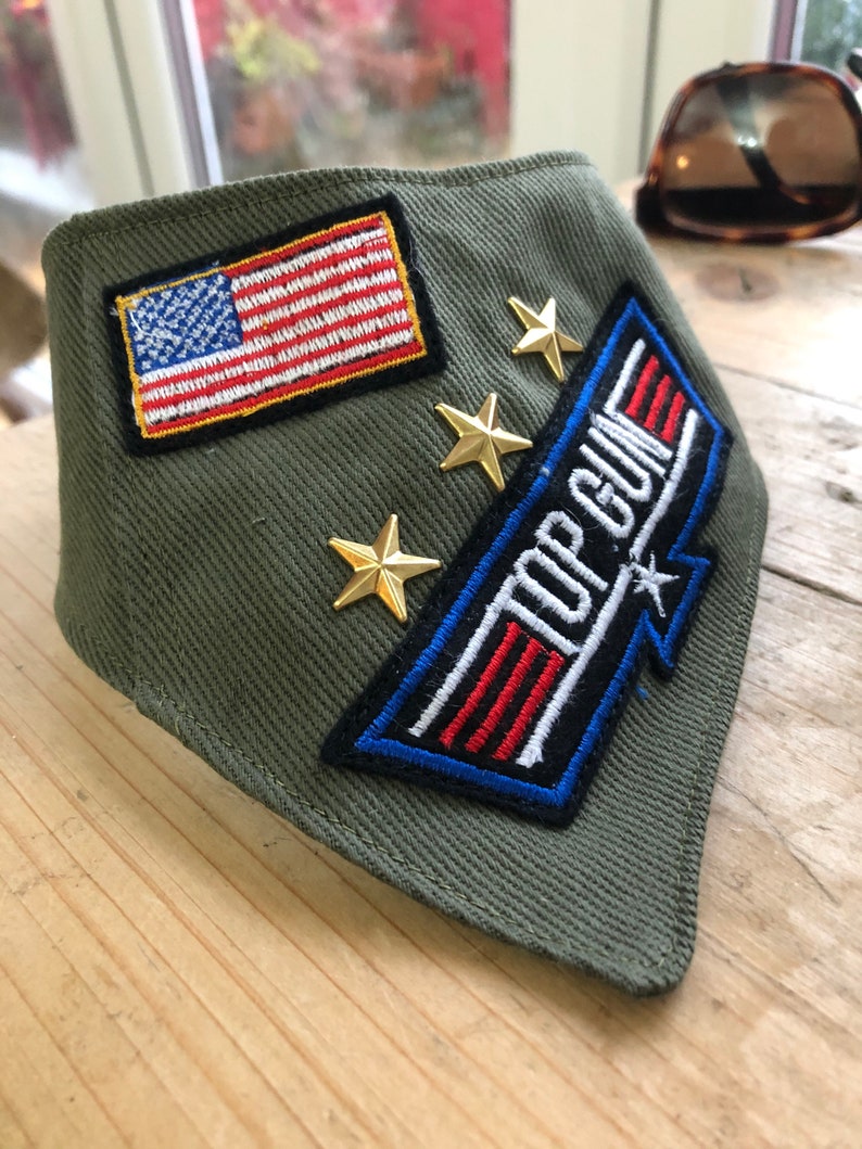 Top Gun Dog Bandana Etsy
