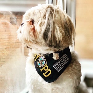 Bandana NYPD pour chien image 2