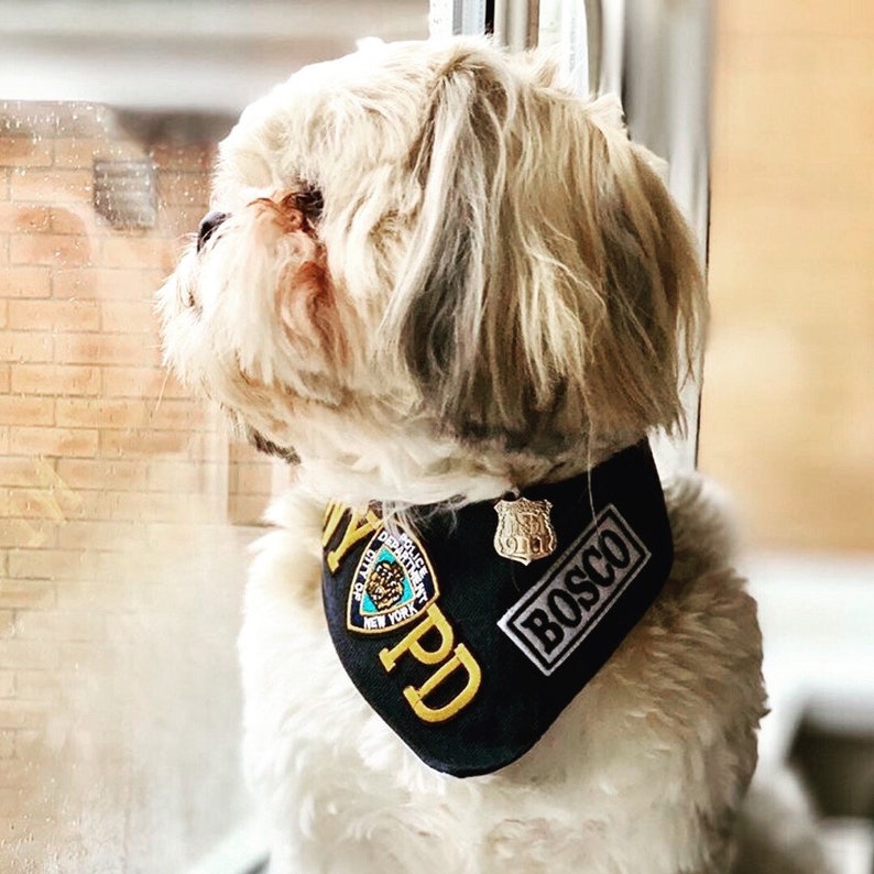 Bandana NYPD pour chien image 2