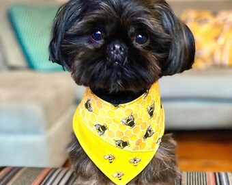 Save the Bees Dog Bandana