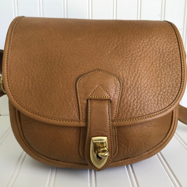 Vintage Dooney & Bourke Glove Leather Square Flap Bag U115