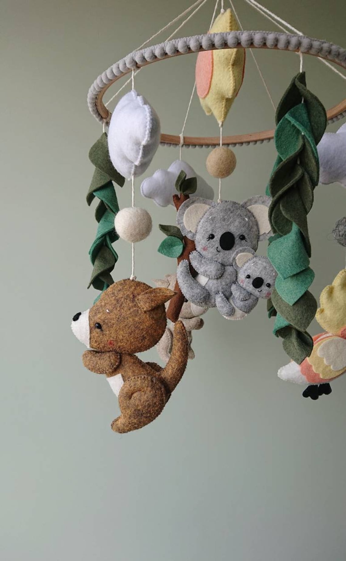Australian animals mobile koala crib mobile Koala nursery Etsy
