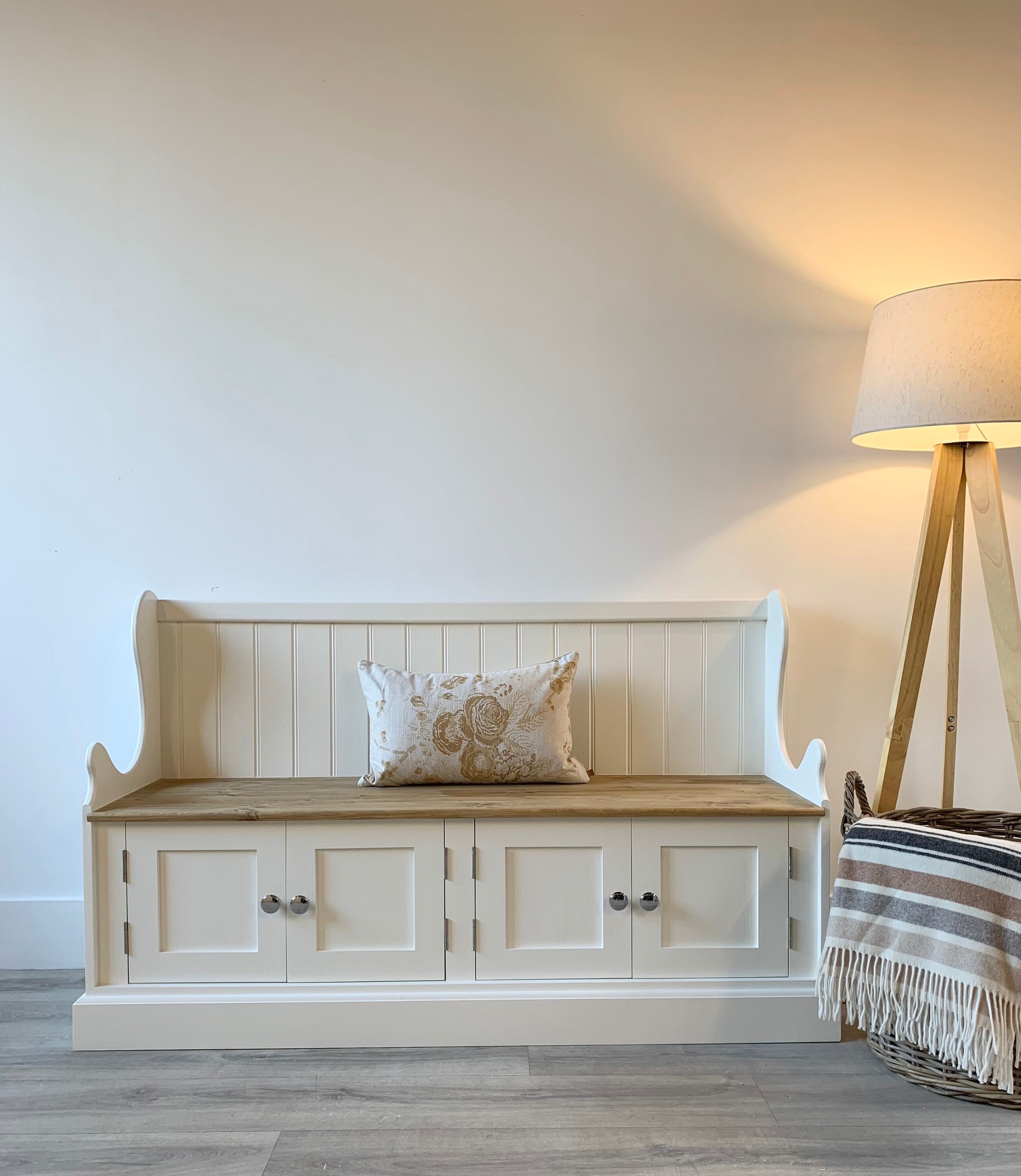 Hall Storage Bench Etsy