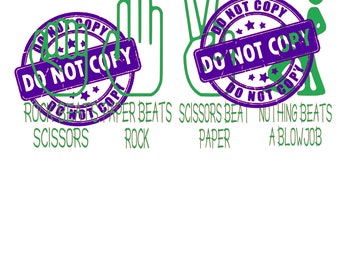 Rock Beats Scissors Etsy