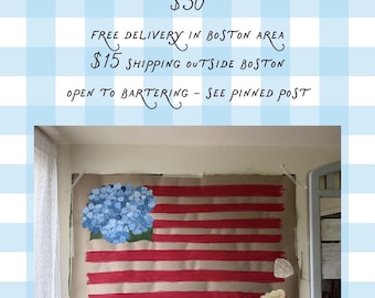 COASTAL PATRIOTIC BANNER for fourth of july july 4th parties!