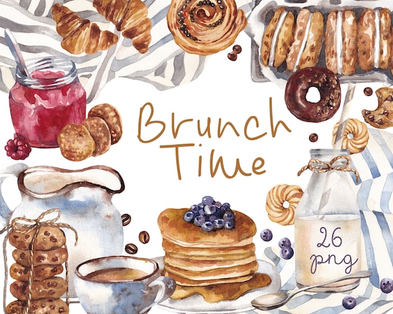 Sunday Brunch Clipart