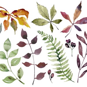 Watercolor Autumn wreath Thanksgiving Day fall clip art ...