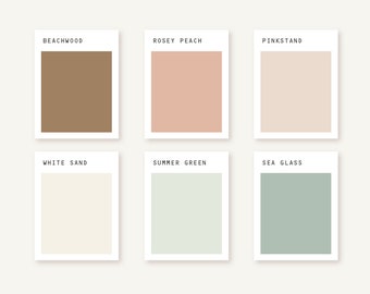 Polymer Clay Color Recipe - Vintage Summer - Polymer Clay Color Guide- Sculpey Clay Color Mixing - Digital download - Neutral Palette