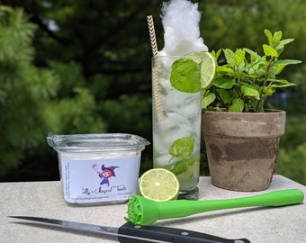Organic Mojito Flavored Cotton Candy