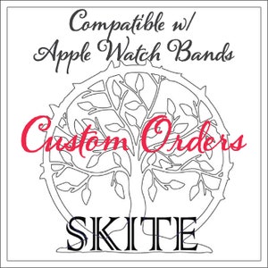 Custom Personalized Laser Engraved Silicone Band Compatible w/ Smart Watch (Custom Design) | FASHION Designs ~ Men&#39;s Gifts / Woman&#39;s Gifts