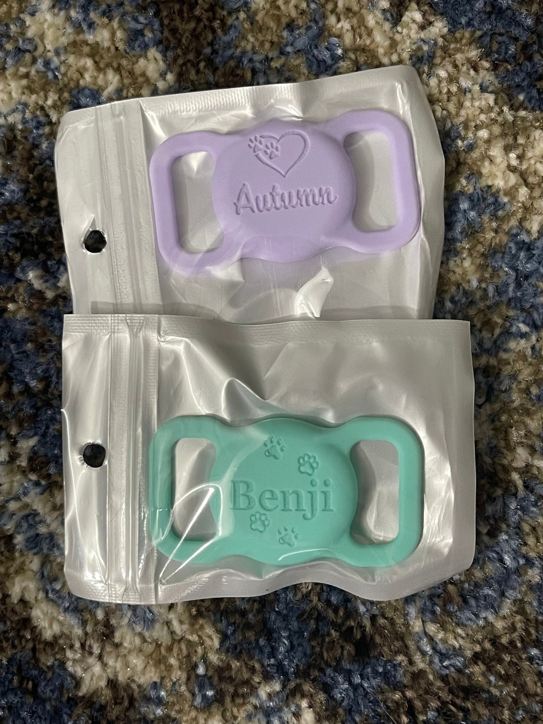 Custom Dog / Cat AirTag Case Laser Engraved collar Airtags air Tags