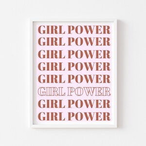 Girl Power Print | Feminist Print | Digital Print | Printable