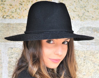 Black boho hat Clearance