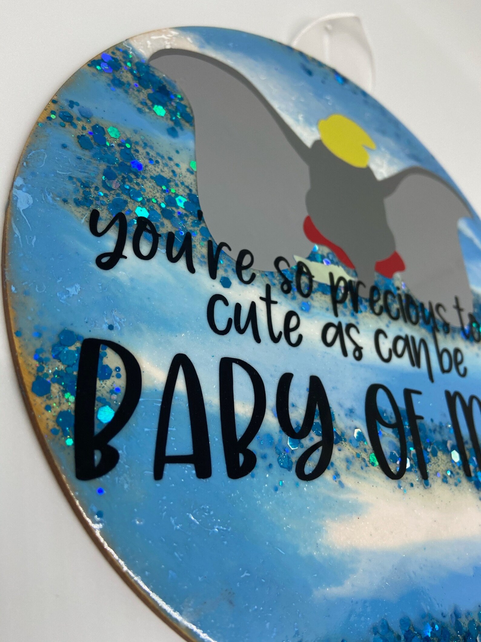 Disney Dumbo Baby Mine Quote Wall Art baby sign nursery Etsy