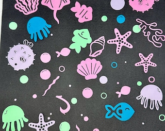 Ocean Themed Party Confetti - Custom Colors