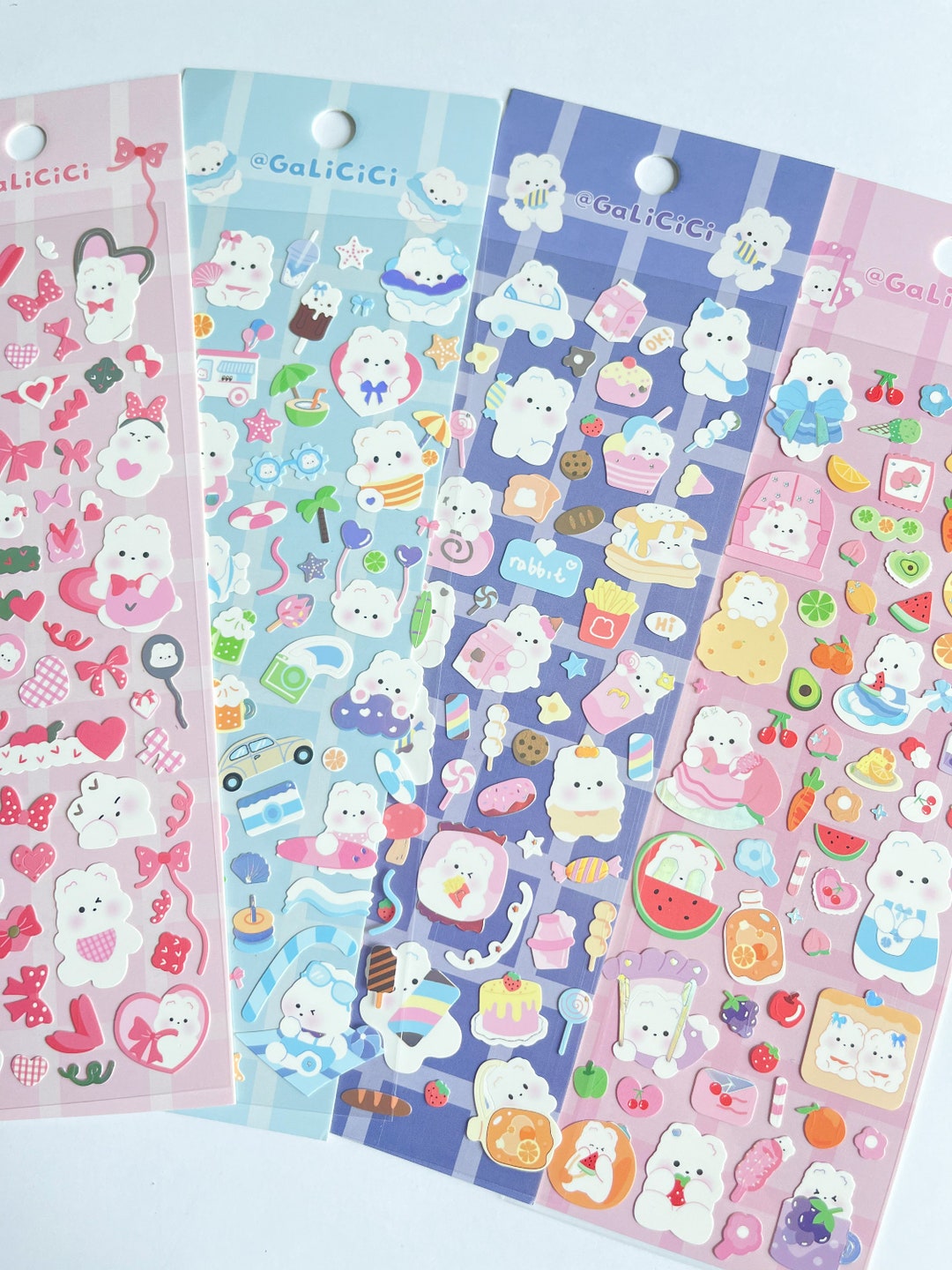 Kawaii Sticker Sheets, Cute Sticker Sheets - Etsy