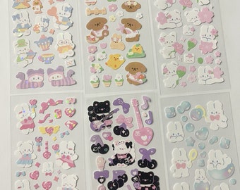 Kpop Stickers | Toploader Sticker Sheets | Polco  Deco Sticker Sheets | Korean Sticker Sheets