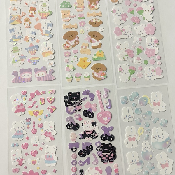 Kpop Stickers | Toploader Sticker Sheets | Polco  Deco Sticker Sheets | Korean Sticker Sheets