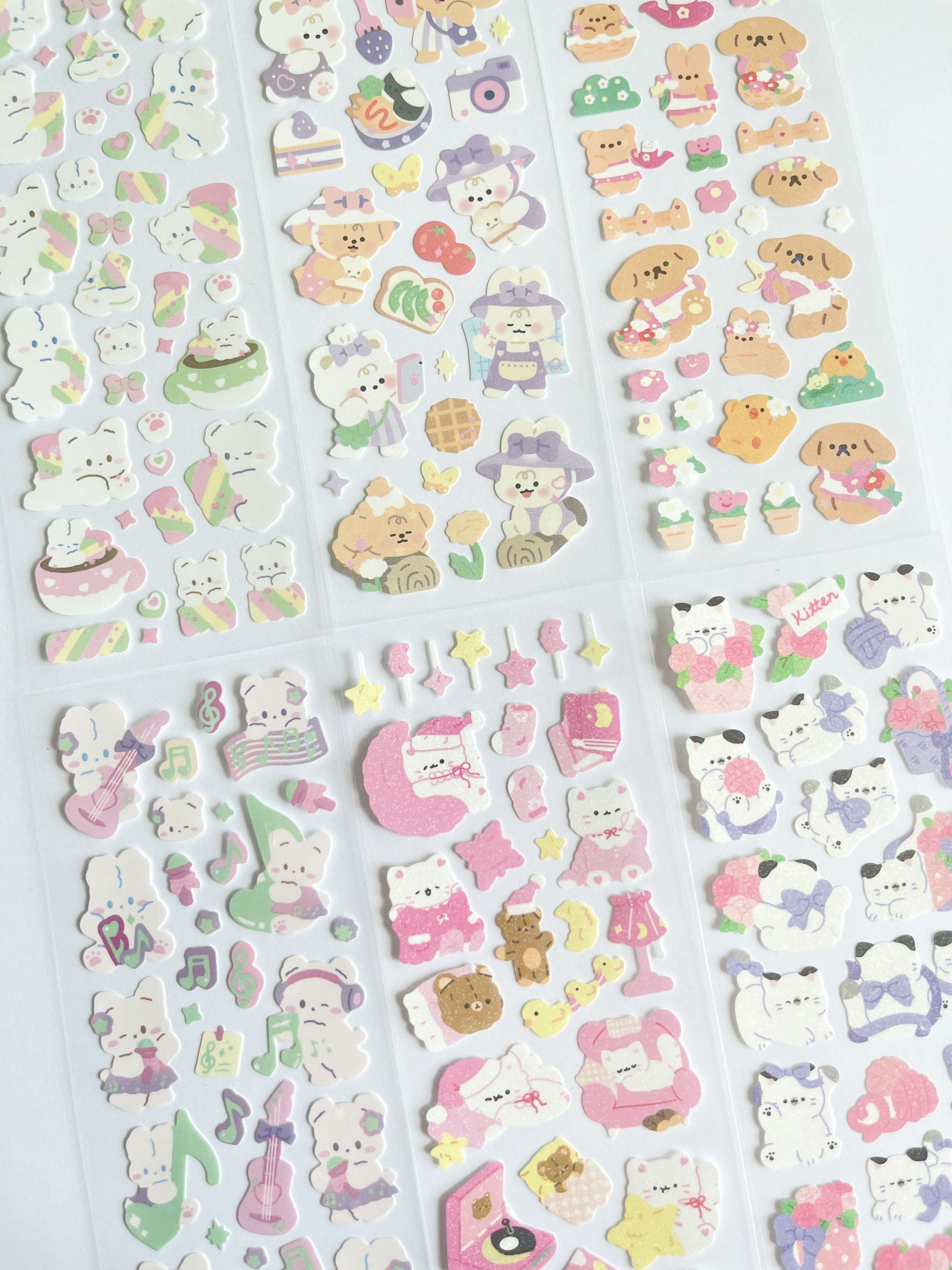 Kpop Stickers Toploader Sticker Sheets Deco Sticker Sheets Etsy