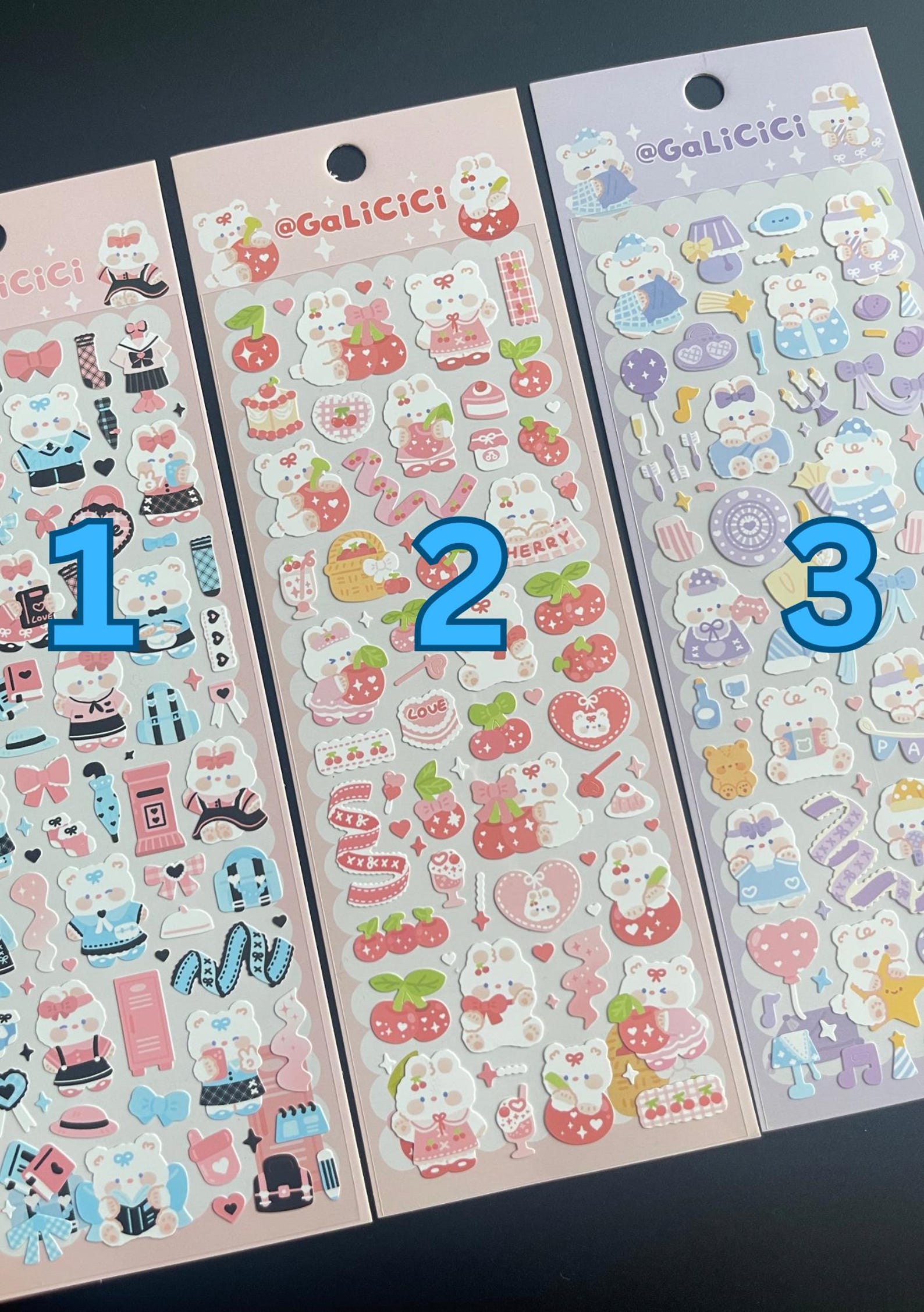Kpop Toploader Holographic Sticker Sheets, Kawaii Sticker Sheets, Cute ...