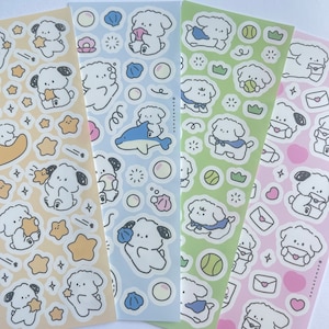 Kawaii Toplader Sticker Sheets, Kpop Deco Stickers, Toploader Deco 