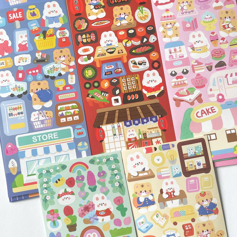 Kawaii Stickers - Etsy