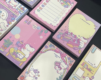 Cute Memo Pad, Penpal Essentials, Kawaii Notepads