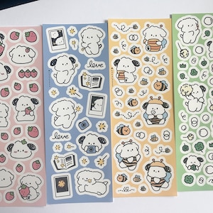 Kpop Polco Deco Stickers | Kawaii Cute Kpop Toploader | Decal Deco Polco Korean Journaling | Kawaii Sticker Sheets, Kawaii Sticker Sheets
