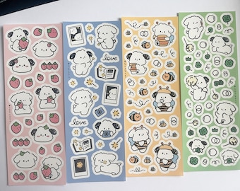 Kpop Polco Deco Stickers | Kawaii Cute Kpop Toploader | Decal Deco Polco Korean Journaling | Kawaii Sticker Sheets, Kawaii Sticker Sheets