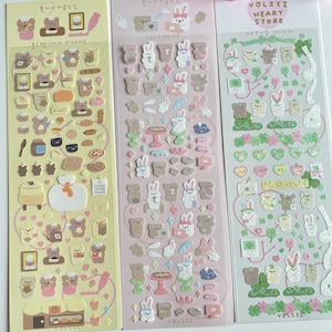 Kpop Toploader Polco Deco Sticker Sheets | Kawaii Sticker Sheets | Cute Korean Stickers | Scrapbooking  Stickers | Jounaling Stickers