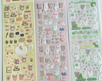 Kpop Toploader Polco Deco Sticker Sheets | Kawaii Sticker Sheets | Cute Korean Stickers | Scrapbooking  Stickers | Jounaling Stickers