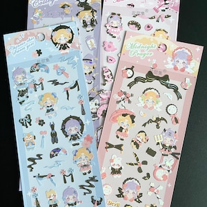 Kpop Polco Deco Stickers | Kawaii Cute Kpop Toploader | Decal Deco Polco Korean Journaling | Kawaii Sticker Sheets, Kawaii Sticker Sheets