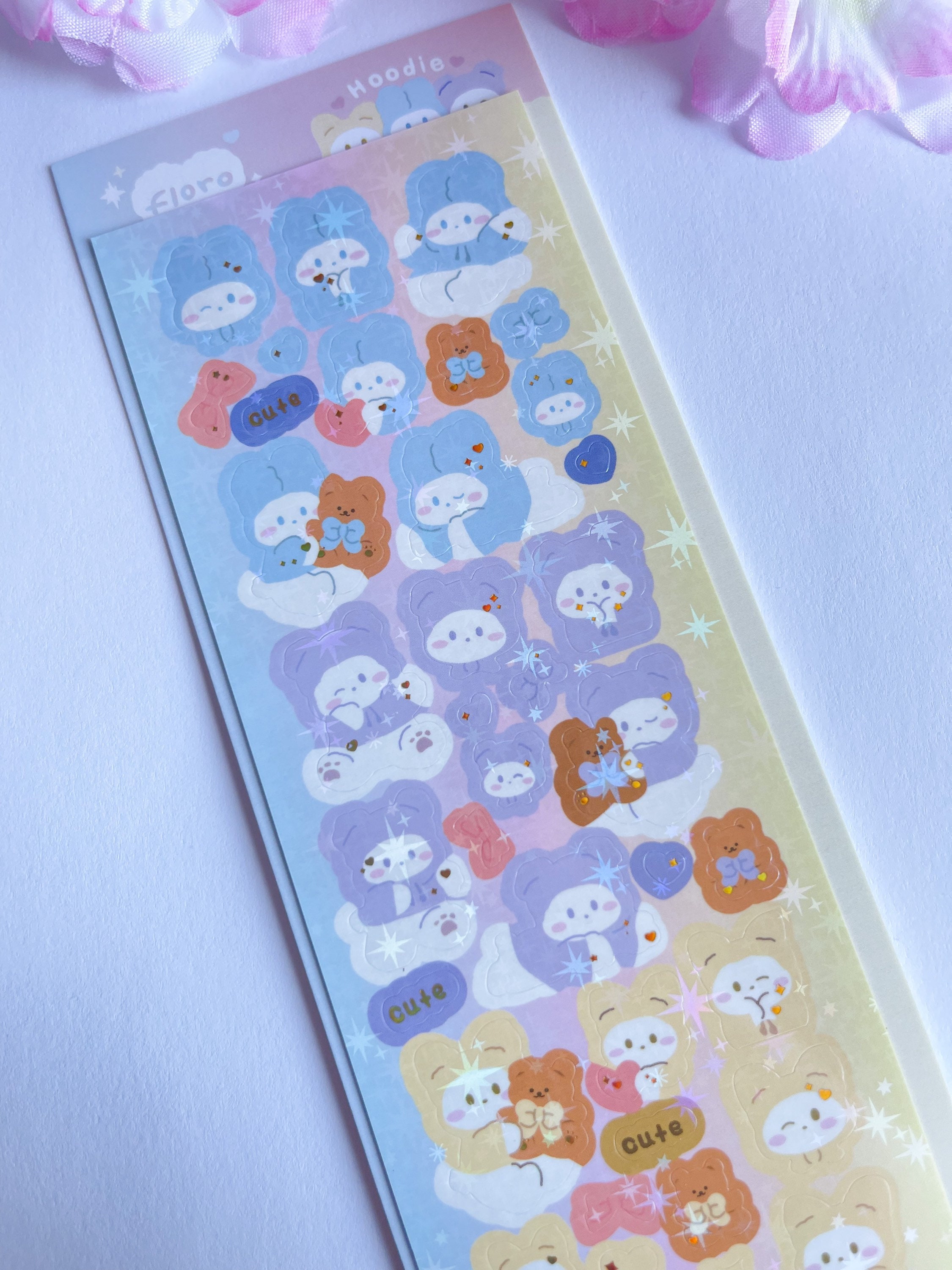 Kawaii Toplader Sticker Sheets, Kpop Deco Stickers, Toploader Deco 