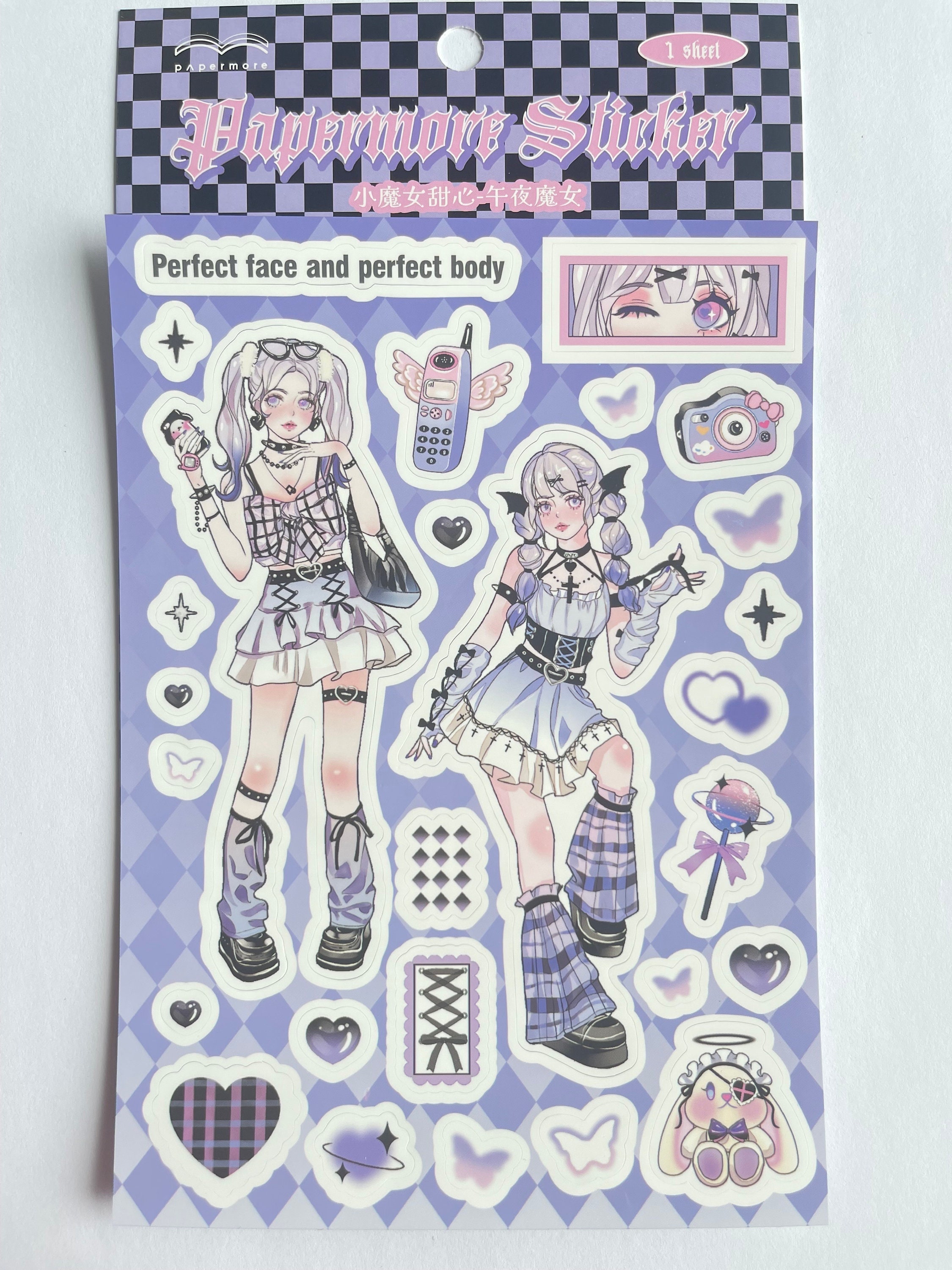 Classic Anime Sticker Sheet Set A (2 pcs.) – Rainbowholic Shop