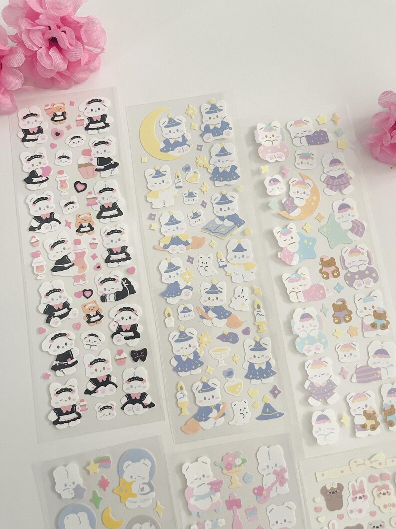 Kpop Stickers | Toploader Sticker Sheets | Polco Deco Sticker Sheets | Korean Sticker Sheets image 7