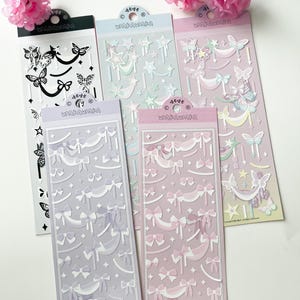 KPop Stickerbogen, Polco Deko Sticker, Toploader Sticker