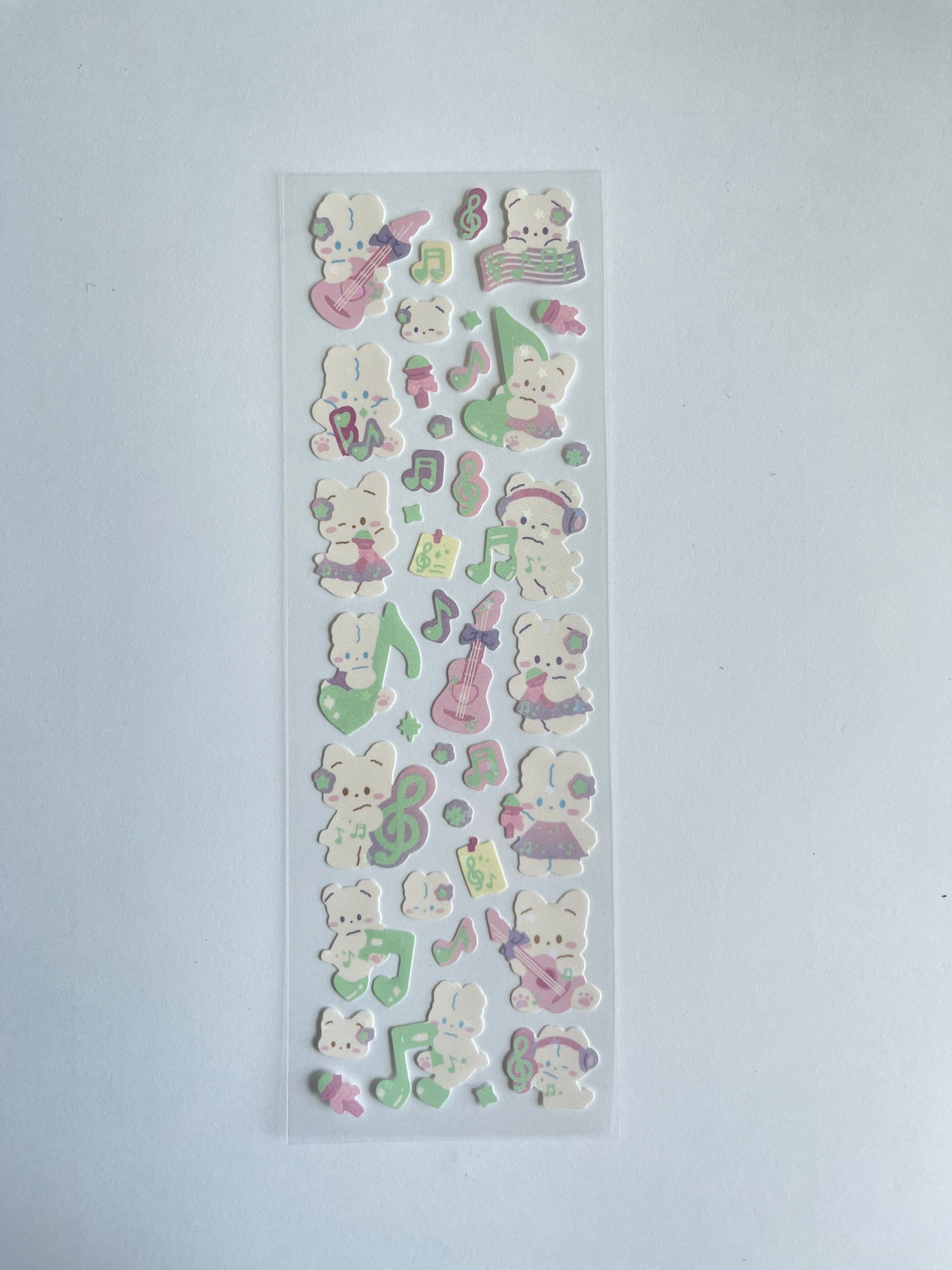 Kpop Stickers Toploader Sticker Sheets Deco Sticker Sheets Etsy