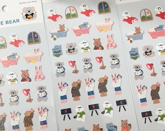 Streaming & Chill Kpop Stickers | Toploader Sticker Sheets | Polco  Deco Sticker Sheets | Korean Sticker Sheets