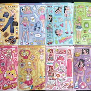 Anime Sticker Sheet