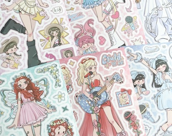 Anime Sticker Sheet