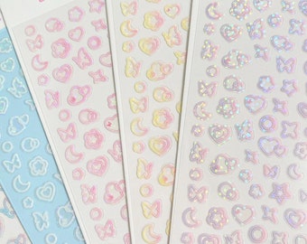 KPop Sticker Sheet, Polco Decorating Stickers, Toploader Stickers