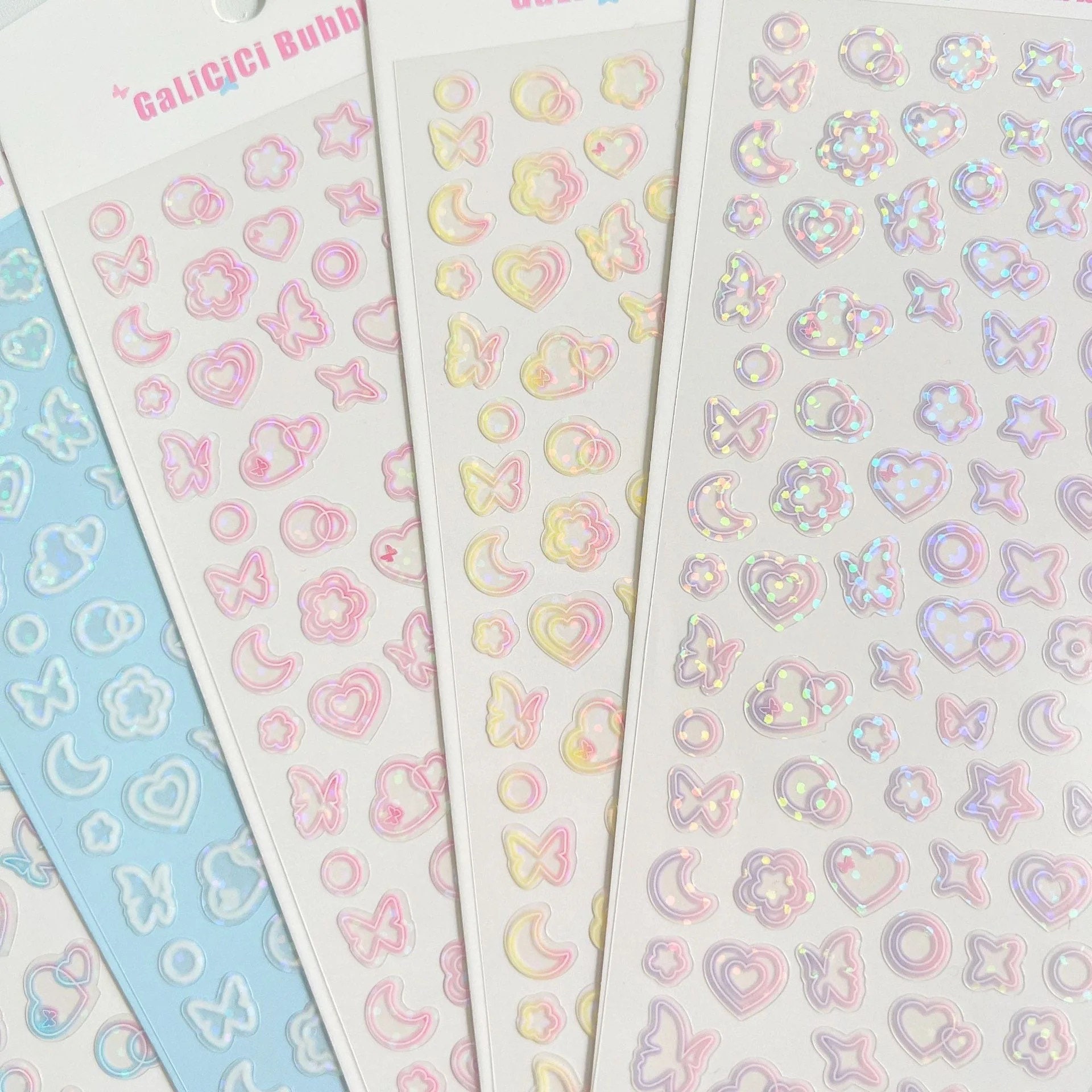 Deco Polco Sticker Sheet, Confetti Sticker Set, Kpop Journaling