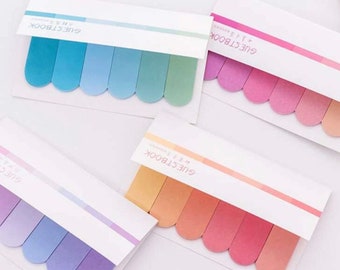 Gradient Self-Adhesive Sticky Notes