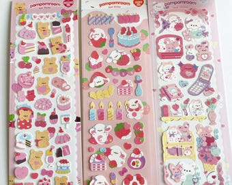 Kawaii Sticker Sheets, Cute Sticker Sheets