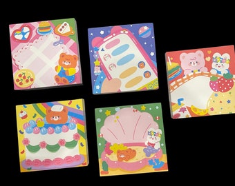 Kawaii Notepad, Cute Memo Pad, Penpal Essentials